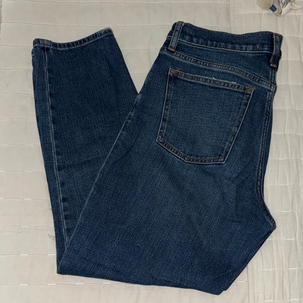 Abercrombie & Fitch Dark Blue Ankle Jeans